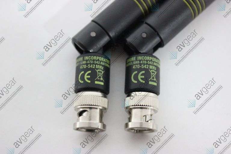 (2) Shure UA8 1/2 Wave Antennas - G50 (470-542 MHz) (1444-988)