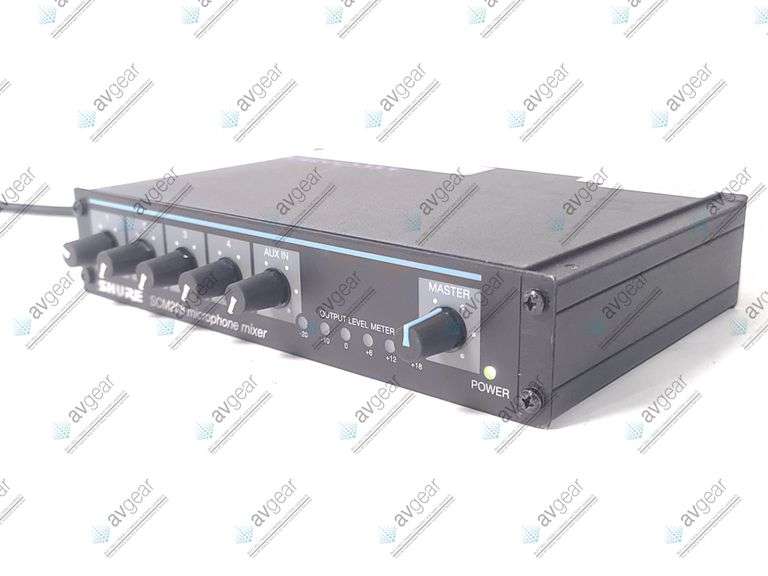 Shure SCM268 4 Channel Microphone Mixer in Hard Case