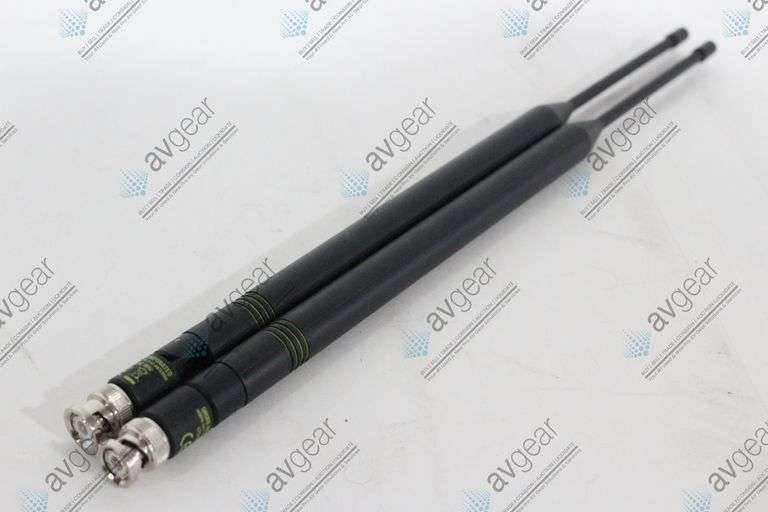 (2) Shure UA8-470-542 1/2 Wave Omnidirectional Receiver Antennas (470-542 MHz)
