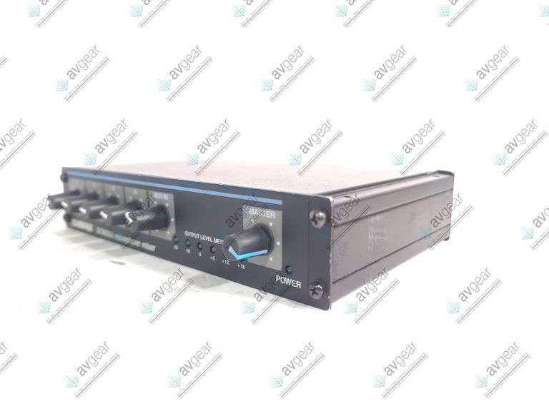 (NEEDS REPAIR) Shure SCM268 4 Channel Microphone Mixer in Hard Case