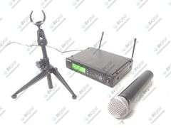 Shure SLX4 J3 Wireless Receiver Kit (572 - 596 MHz) w/ SLX2 Handheld Transmitter, SM58 Capsule, & De