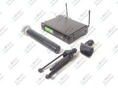 Shure SLX4 J3 Wireless Receiver Kit (572 - 596 MHz) w/ SLX2 Handheld Transmitter, SM58 Capsule, & De