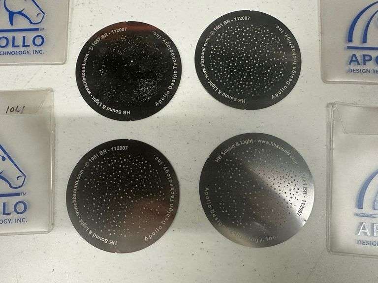 Lot of 4 - 1057(1) and 1061(3) Gobo 3511 B Size