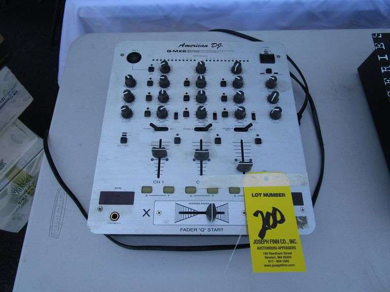 American DJ Q-MX2BPM Pro Pre Amp Mixer (No Case)