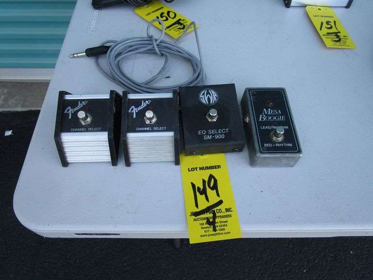 LOT (4) Asst. Foot Switchers