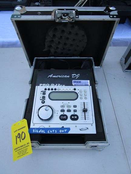 American Audio American DJ Pro DJX2-FX, Seamless Loop Module w/ Hard Case