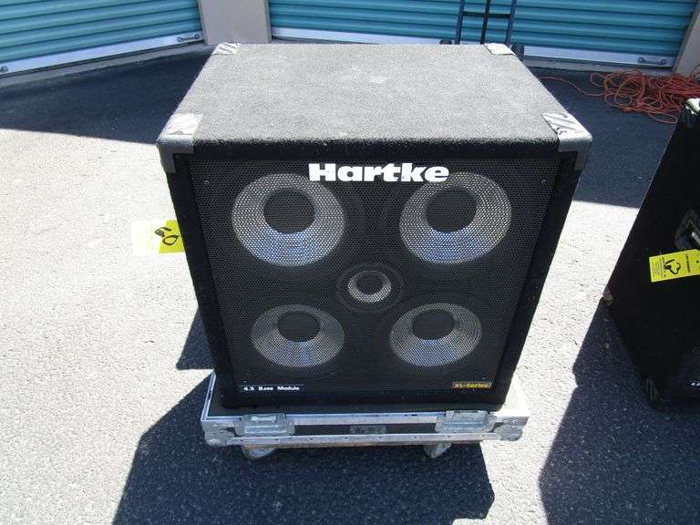 Hartke 4.5 Bass Module XL- Series Speaker Cabinet, S/N H045X70198 w/ Port. Case