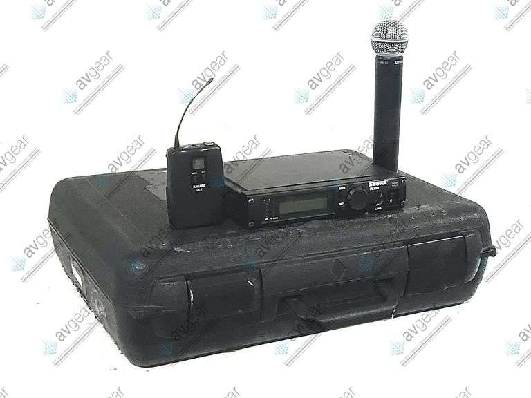 Shure ULXP4 Professional Diversity Receiver (554-590MHz) w/ ULX BodyPack System and Beta 58A Microph