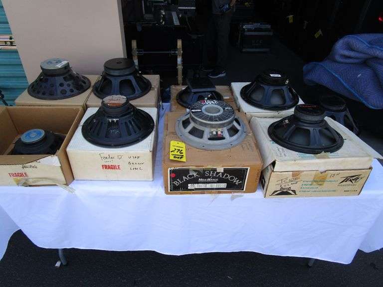 LOT (9) Asst. 12" Speakers