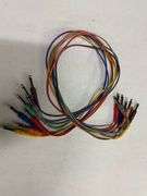 LOT (8) Molded 3' Instrument cables - Assorted colors