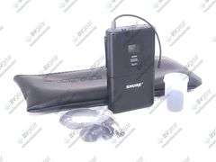 Shure SLX1 J3 Wireless Bodypack Transmitter (572 - 596 MHz) w/ MX185 Lavalier Microphone in Soft Pou
