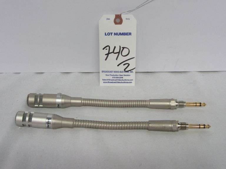 2-Clear-Com GM-9 Plug-In Gooseneck Mic-90 Day Warranty