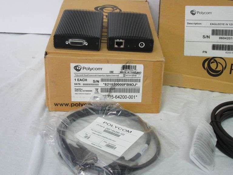 Polycom EagleEye IV USB 12x PTZ Camera w/Universal Mount & Digital Extenders