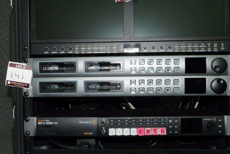 4k Rack Recorder Blackmagic Hyperdeck Studio SSD 4K Recorder - Joseph Finn Co., Inc.