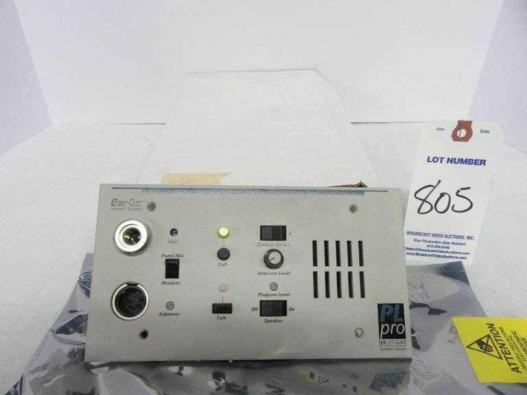 Clear-Com KB-211GM 2 Channel Flush Mount Headset/Speaker Station-90 Day Warranty