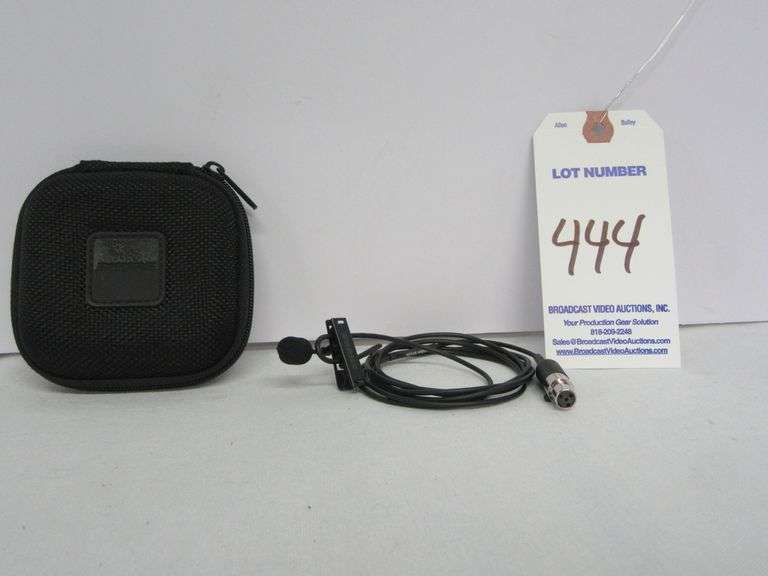 Shure MX150C TA4F Cardioid Lavalier Mic w/Windscreen & Case-Black