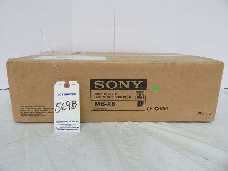 Sony MB-X6 6 Channel Modular Rack for URX-M2 Synthesized Tuner Units-New in Box