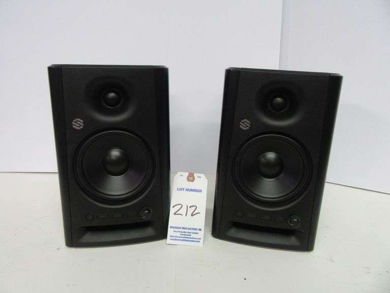 (2) Sterling Audio P501 Studio Monitor Speakers w/ Bluetooth