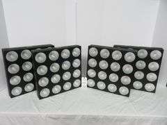 4-Chauvet Nexus 4x4 LED RGB (1 needs a power supply) w/Rolling Case