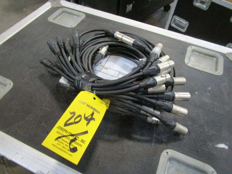 LOT (6) 4 Pin Data Cable w/ Sceptron Adapters