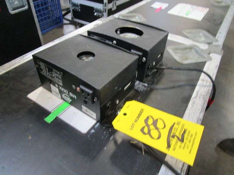 LOT (2) ADJ Mirror Ball Rotators (Parts Only)