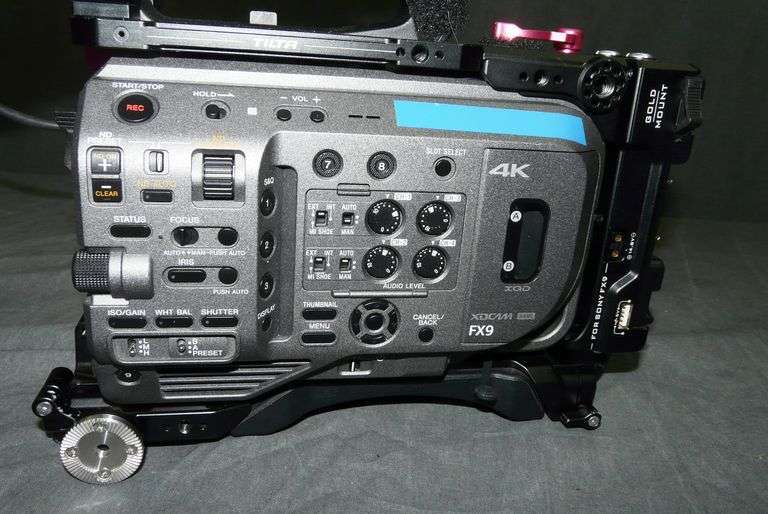 Sony PXW-FX9V XDCAM 6K Full-Frame Camera with Viewfinder; Handgrip; Microphone; Power Supply; Tilta 