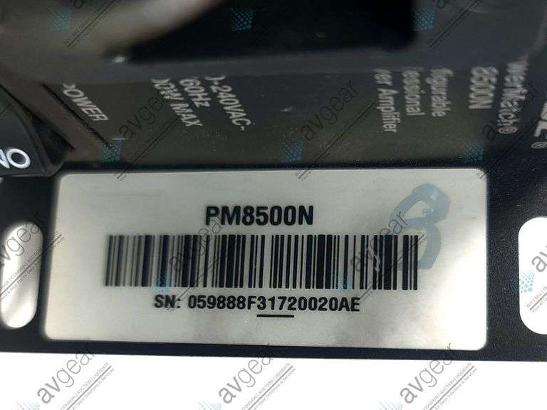 Bose PowerMatch PM8500N Configurable Professional Power Amplifier (NEEDS REPAIR)