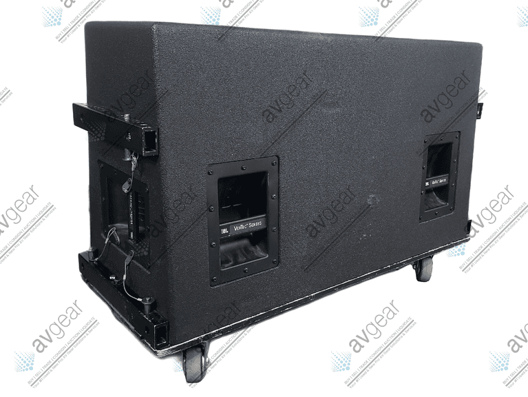 JBL VT4888 VerTec Series 3-Way Passive Line Array Speaker w/ Wheeled Dolly and Soft Cover