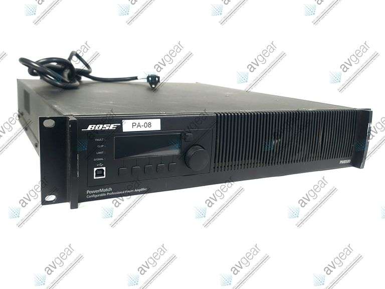 Bose PowerMatch PM8500N Configurable Professional Power Amplifier (NEEDS REPAIR)