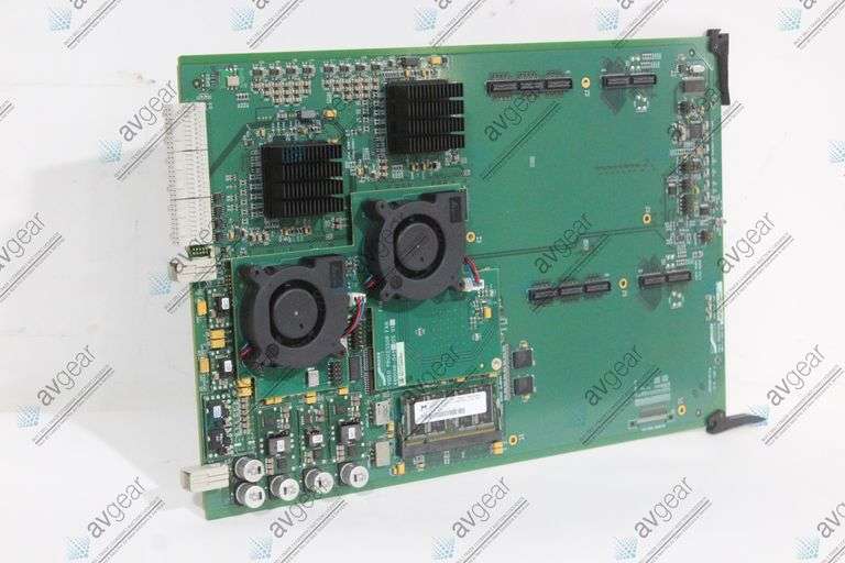 Ross QMD Mainframe Video Processor Board w/ (2) Ross Video Processor Fans (4800AR-041-02B)