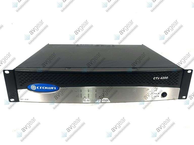 Crown Audio CTs-4200 CTS Series 4-Channel Power Amplifier (POWER FAILURE)