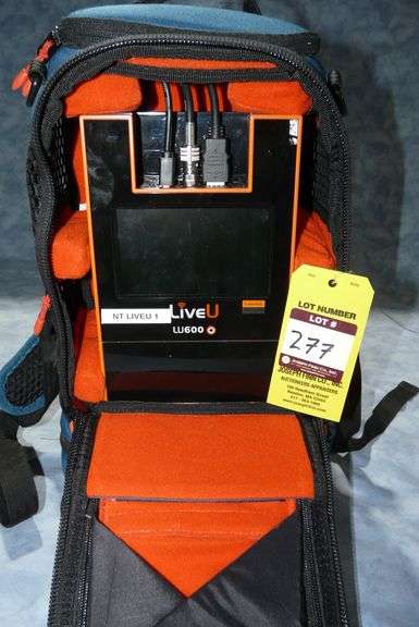LiveU LU600 HEVC Backpack Portable Video Transmitter with Power Supply