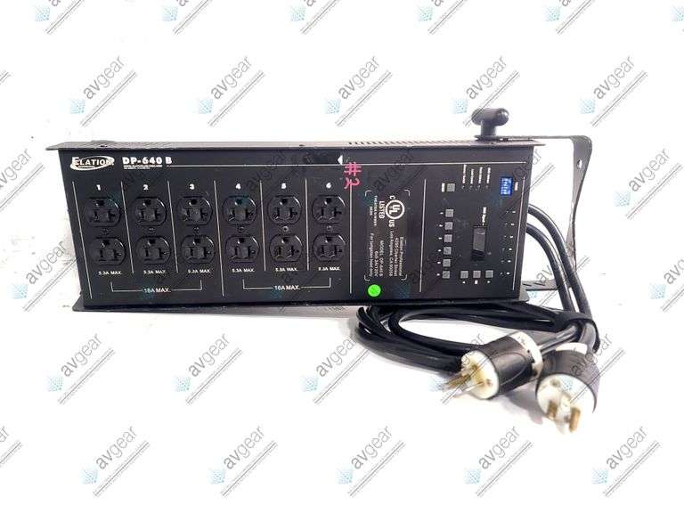 Elation DP-640B Hybrid 6-Channel DMX Dimmer Pack