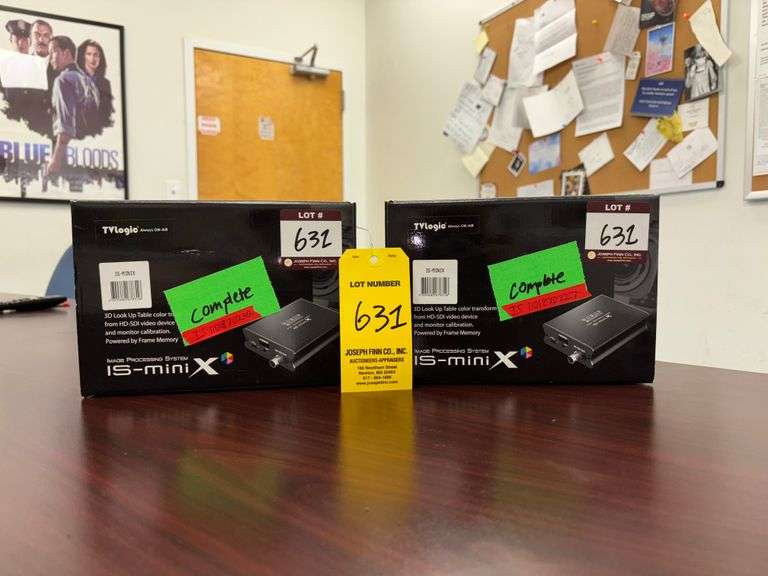 Lot (2) TV Logic IS-miniX Real Time Digital Color Processor with Power Supply