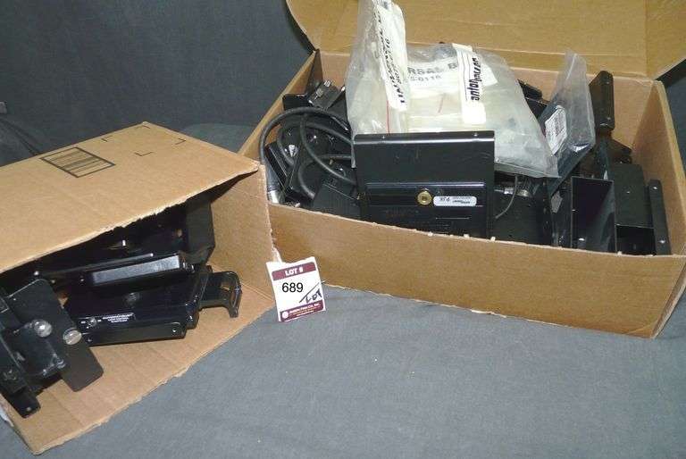 Lot Assorted Anton Bauer Battery Brackets and Parts in (2) Boxes