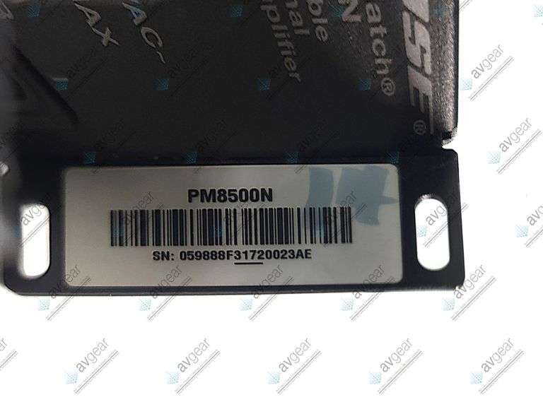 Bose PowerMatch PM8500N Configurable Professional Power Amplifier (FAULT ISSUE/LOCKED)