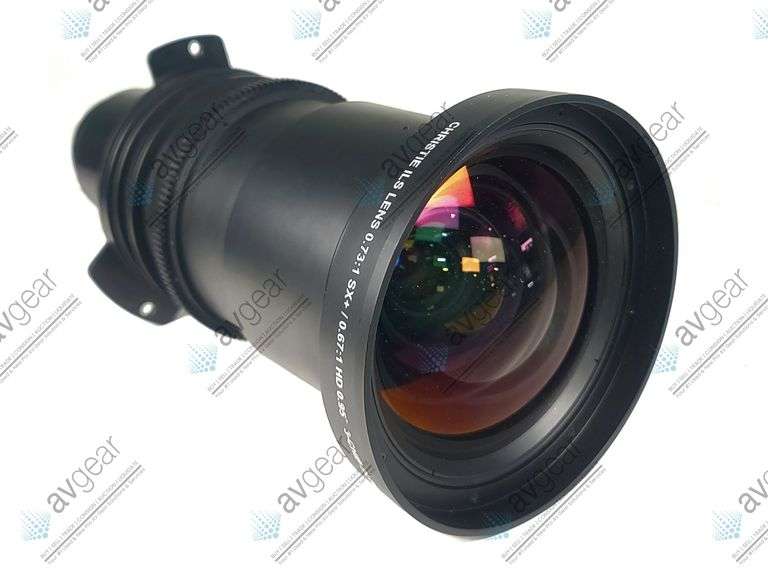 Christie ILS 0.73:1 SX+ / 0.67:1 HD 0.95" 3-CHIP DLP Projector Lens In Hard Carry Case