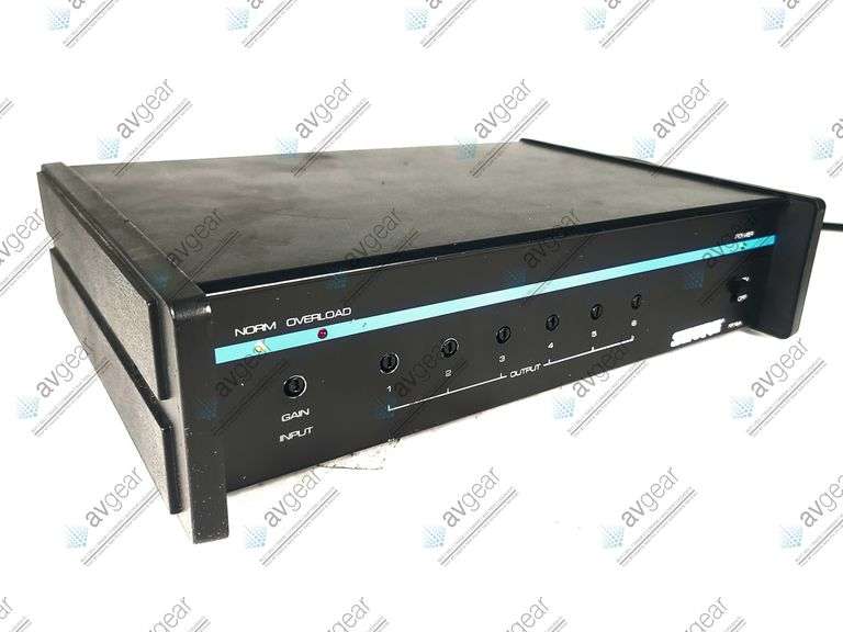 Shure FP16A Distribution Amplifier in Pelican 1450 Series Carrying Foam Case