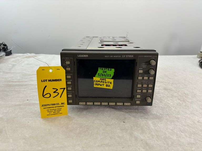 Leader LV5700A HD/SD Waveform Vector Multi SDI Monitor