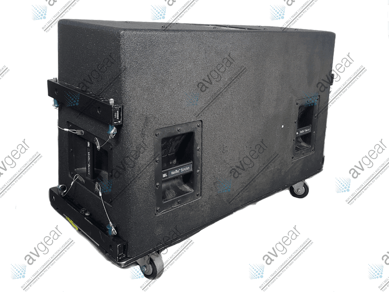 JBL VT4888 VerTec Series 3-Way Passive Line Array Speaker w/ Wheeled Dolly and Soft Cover