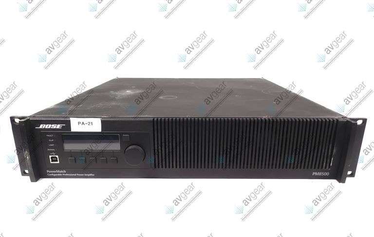 Bose PowerMatch PM8500N Configurable Professional Power Amplifier (FOR PARTS)
No power