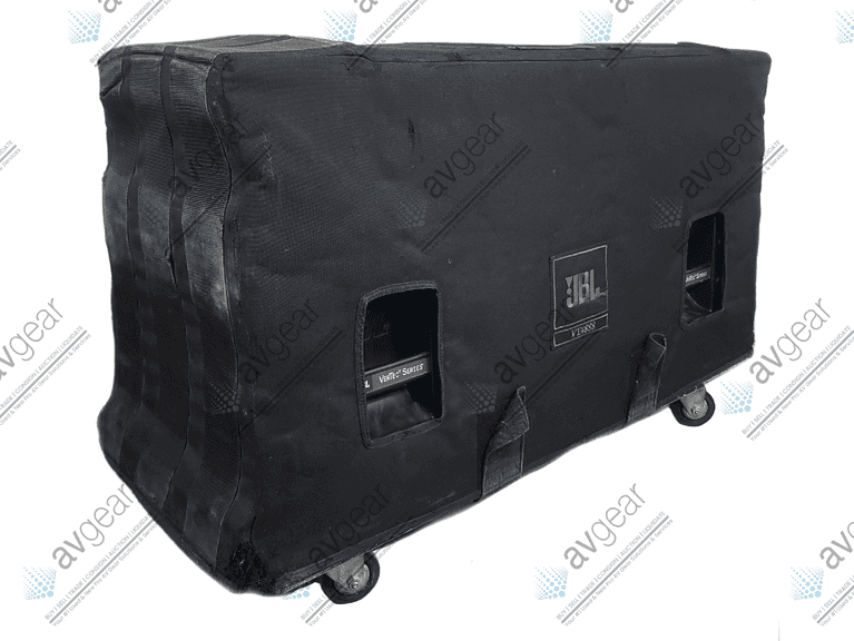 JBL VT4888 VerTec Series 3-Way Passive Line Array Speaker w/ Wheeled Dolly and Soft Cover