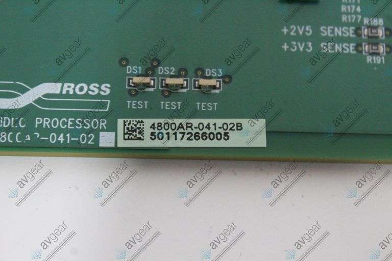 Ross QMD Mainframe Video Processor Board w/ (2) Ross Video Processor Fans (4800AR-041-02B)