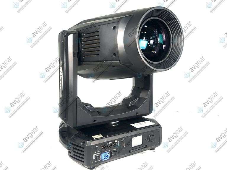 Axia Maxxo 1000 Moving Spot Head Light (NEEDS REPAIRS) w/ (2) Mounting Brackets in Wheeled Road Case