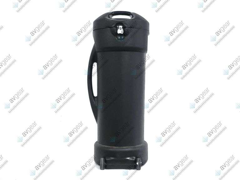 Interior-13x13x38 Hard Cylindrical Rolling Case