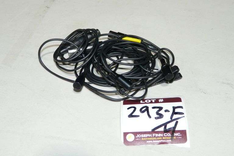 Lot (4) Lectrosonics M119/5P Lav Mics with TA5F Connectors