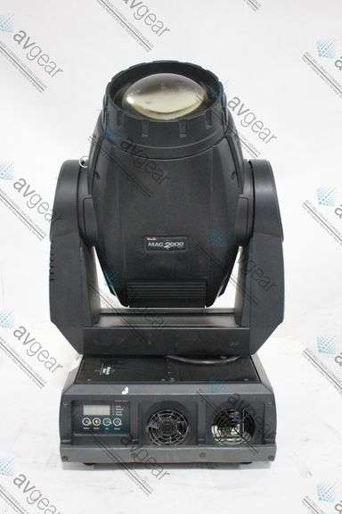 Martin MAC 2000 Wash Moving Light w/ Beam Lens (4175 Fixture Hours)
4175 Fixture Hours, Head lock d