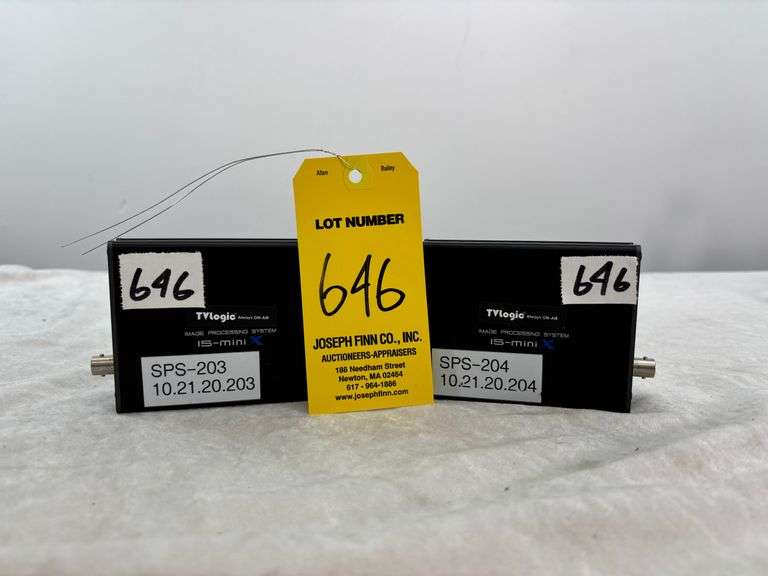 Lot (2) TV Logic IS-miniX Real Time Digital Color Processor with Power Supply