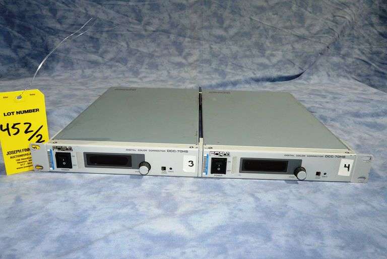 Lot (2) For.A DCC-70HS HD/SD Digital Color Correctors