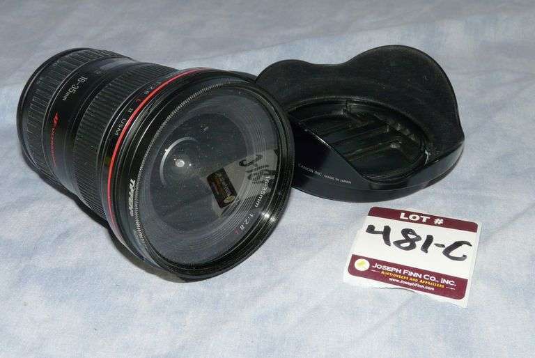 Canon 16-35mm 1:2.8 L Ultrasonic EF Mount Zoom Lens with Sunshade